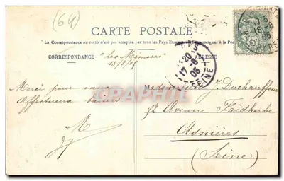 Biarritz Artystyczny — Villa Belza i Cachau (La Dent) — Zbiór Goree, fot.-wyd., Talence (Gironde) — Rewers