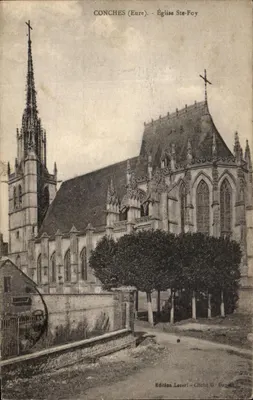 Conches (Eure) — Igreja de Santa Foy — Edição Lecari - Cliché G. Dangel