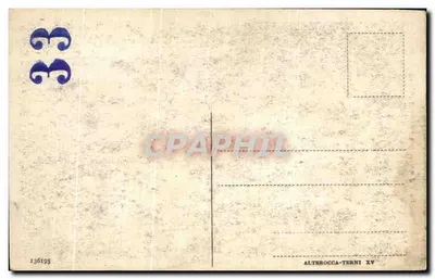 Poggio Bustone - O Santuário Franciscano — editor Altebocca-Terni XV, n° 33 — Verso
