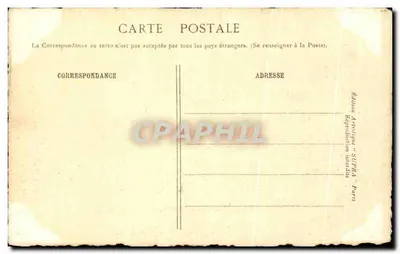 Castello di Maintenon — Facciata sul parco — Editore Supra, Parigi — Verso