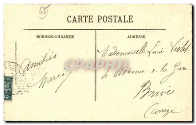 O Ponte de La Raillère e o Cabaliros — Environs de Caute - LL. n°52 — Verso