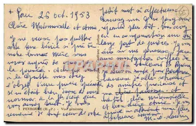 Peyrouse — Vista general — Ediciones Laforge de Canfranc — Reverso