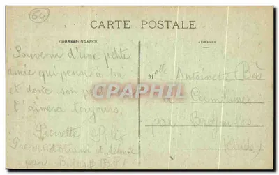 Biarritz — Effetto di mare — Fototipia Marcel Belbey, Bordeaux — Verso