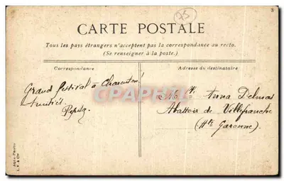 París - Iglesia de San Domingo de Montmartre — editor AQUILA-PRINTO, n°3 — Reverso