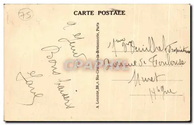 Paryż — Most Alexandre III — Most Alexandre III — wydawca nieznany, nr serii 23 — Rewers
