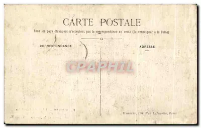 Paris — Hotel dos Invalidos — Tumba de Napoleão I — T. M. K. n°9 — Verso