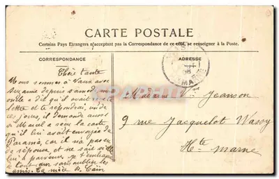 Avenue de Fontainebleau — Melun — publ. Thibault — Back