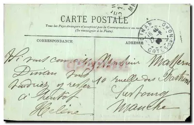 Dinan — Vue générale sur la Rance, prise de la Tour Sainte-Catherine — EL. — Verso