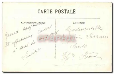 BELLIGNAT — Avenue de la Gare — F. VIALATTE, fot. - Oyonnax — Achterkant