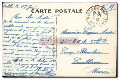 Bitche-Camp (Moszla) — Widok ogólny — Wydawca H. Henn-Schall, nr 17 — Rewers