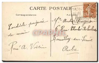 Trouville — Przeciwświat w Ciemnych Skalach — G. F., Le Havre — Rewers