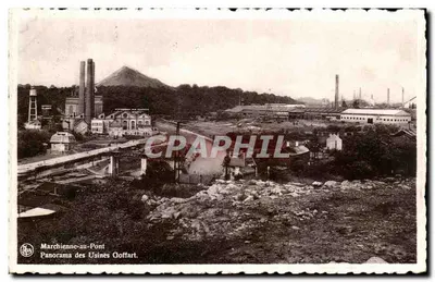 Marchienne-au-Pont — Panorama das Fábricas Goffart — Ed. Nels