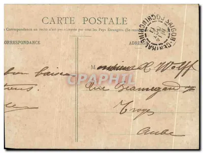 Cochinchine — Les Rapides de Trian — A.F. Decoly, Saïgon, n°75 — Verso