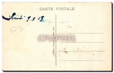 Vichy - Os Quais do Allier e o Embarcadouro do Golf — Ed. Fassier, Quatre-Chemin — Verso