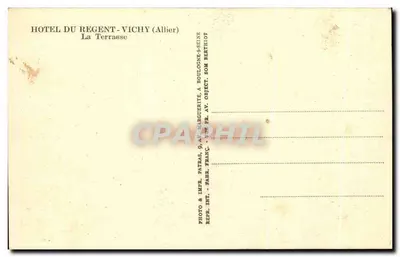 Hôtel du Regent - Vichy — La Terrasse — Patras — Rewers