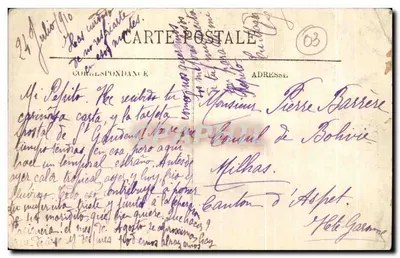 Vichy — Kasyno — Kąt tarasu — LL. nr 305 — Rewers