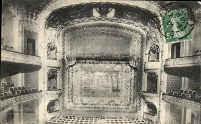 Vichy — Casino — O cortinado do Teatro — Edição Maniezzzi