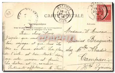 Vichy — O Casino-Théâtre — 1900 — Editor C.V.C. — Verso