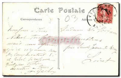 Vichy — Vue de l'Allier prise du pont — ND. Phot. — N° 59 — Verso