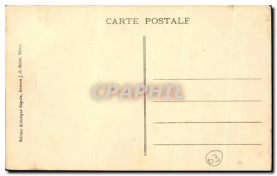 Vichy — Urząd Miasta — wydawca J.-B. Balot, nr 472 — Rewers