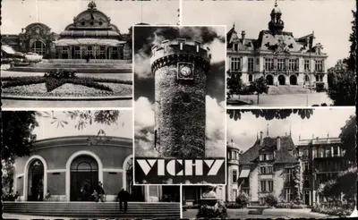 Vichy — Colagem de monumentos — Edição La Cigogne, n°03