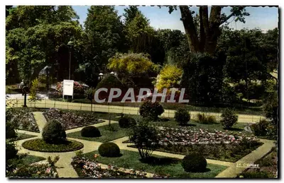 O Parque dos Cisnes em Vichy — A Garça — Ed. 'La Cigogne' (Vichy, Allier)
