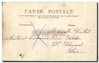 Vichy — Parc des Calestins — éditeur M.T. I.L. — Verso