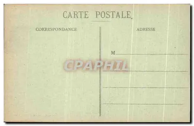 Reims w latach bombardowań 1914-18 — Hôtel de Ville po pożarze — Front główna — Collection G. Dainès, Reims — Rewers