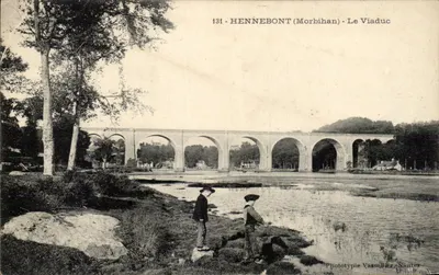 Hennebont (Morbihan) - O Viaduto — Phototypie Vassellier, Nantes, n°134