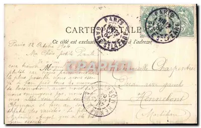 Paris — Prefeitura do 11º — Estátua de Ledru-Rollin — Verso