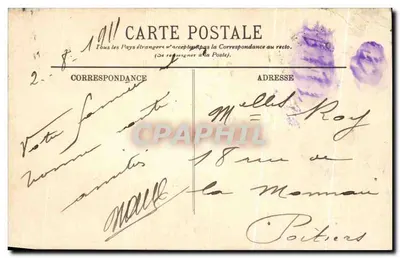 Parigi — Effetto di neve al Bois de Boulogne — LL. n°267 — Verso