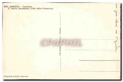 S. Maria Maddalena — Pier della Francesca — F.lli Albani, Firenze — Verso