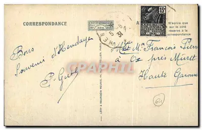 Fontarabie vista de Hendaye — LL. — 102 — Editor LL. — Verso