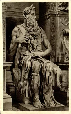 Statua Mojsesa — Muzeum Michała Anioła — Rzym