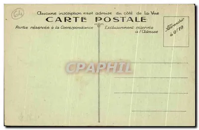 Cambo (B.-P.) — Sanatorium Colbert — Fototypia Marcel Delboux, Bordeaux — Rewers