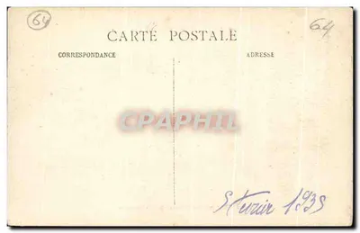 Aréssy (Basses-Pyrénées) — A Cascata — Verso