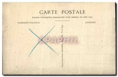 O Col da Chavade — vista panorâmica das montanhas — editor J. J. P. H. (J. J. P. H. Paris) n° 123 — Verso
