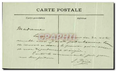 N.-D. de LUMIÈRE — Wnętrze świątyni — Wydawca: N.D. de LUMIÈRE, nr 4 — Rewers