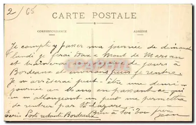 Cauterets (H.-Pyr.) — Spadzista Lutour — Główne spadziste — C.C. - 15 — Rewers