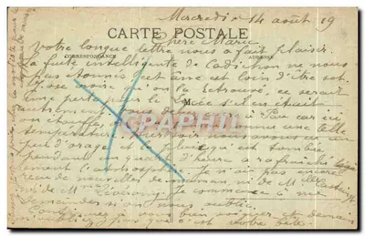 Cauterets — Pégüère i wodospady Limacon — Wydawca: Batache, Sallanches — Rewers