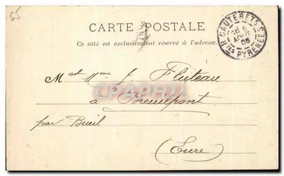 Cauterets — Skoczek i Gave de Lutour — Pyrénées Illustrées, nr 118 — Rewers