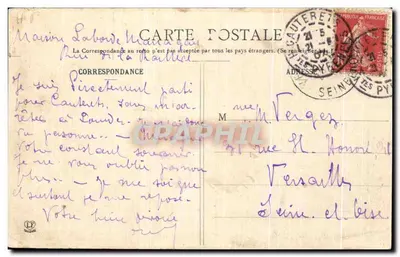 Les Hautes-Pyrénées — Crêtes de Lis et Val de Cambasque — Phototypie Laboucicle, Toulouse — Rewers