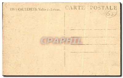 Cauterets - Dolina Lutour — Wyd. Cauterets-Lucode, nr 138 — Rewers