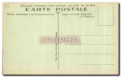 Cauierets — Waterval van Boussès — B.R. — Achterkant