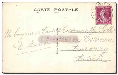 Cauterets — Le Gave et le Péguère — Wydawnictwo E. Quinault, n°103 — Rewers