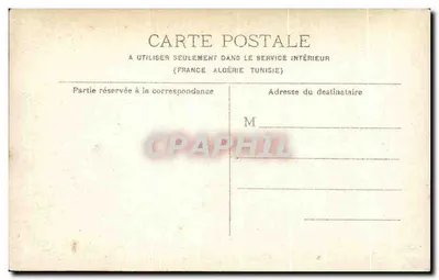 Biarritz — Golvend aan het rondpunt van de dijk — Uitgave A. Lebrun — Achterkant