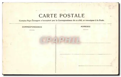 Biarritz — Grande mar, no Rocher da Virgem — Cliché Ouvrard, n° 413 — Verso
