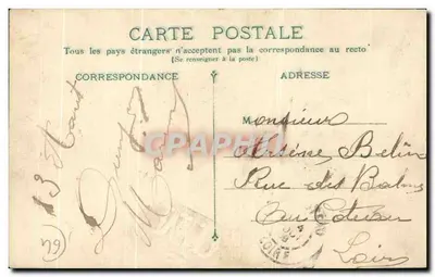 Biarritz — Het Municipale Casino, het Hotel du Palais en de Strand. — Achterkant