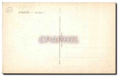 Biarritz - 'La Dent' — Artistieke Uitgaven Raymond Norgévin — Achterkant
