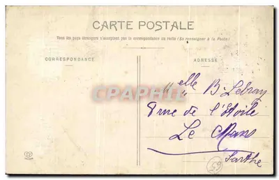Gave i Most Raillère — Cauterets — Karta pocztowa z Cardonne Frères, Toulouse — Rewers
